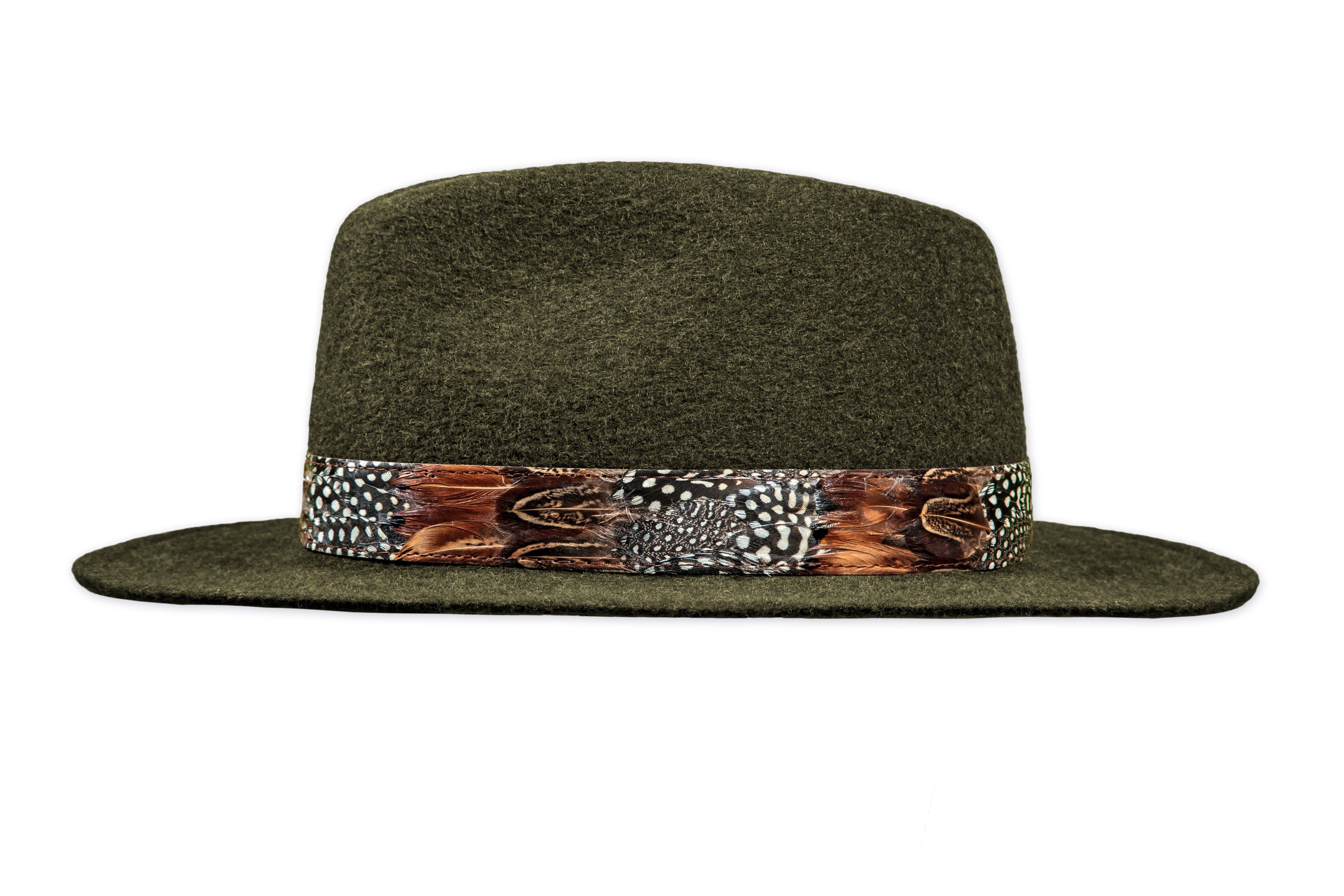 Festlicher Jagd-Hut mit Federband - E102-001